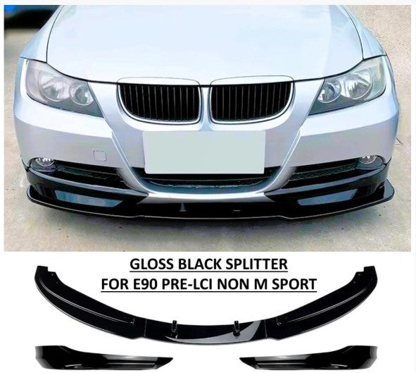 BMW 3 Series NON M Sport E90 E91 PRE-LCI Front Splitter Spoiler 04-8